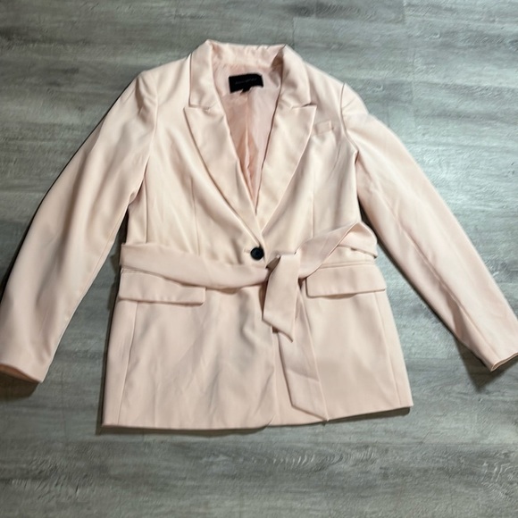 Banana republic large soft waist Blazer color pink blush size 10 - Picture 1 of 8
